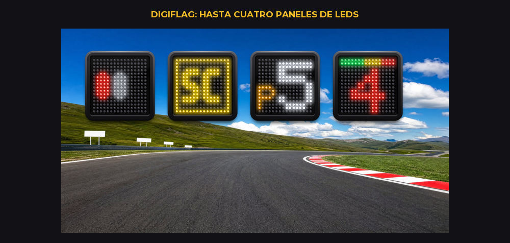 Cuatro DigiFlag con funciones distintas