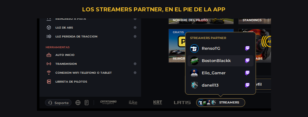 Los streamers partner